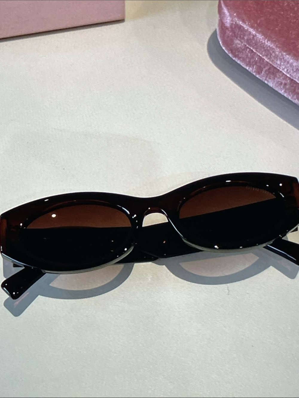 Miu Miu Logo Sunglasses Women's Luxury Shades - Picture 5 of 8